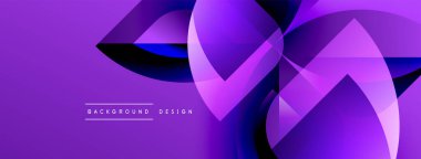 Soyut mor tasarım akıcı şekiller, dinamik çizgiler içerir. Gradyan efektli modern arkaplan, parlak görsel cazibe.