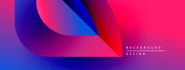 Soyut gradyanlar canlı pembeleri, mavileri, morları harmanlarlar. Modern tasarım akışkan hareketi, dinamik enerjiyi çağrıştırıyor. Metin arkaplan tasarımı okur.