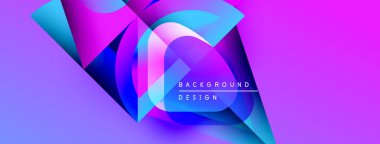 Canlı soyut şekiller harmanlanarak dinamik mor, mavi renkler yaratır. Metin, merkez formda arkaplan tasarımı okur. Modern, enerjik görsel.