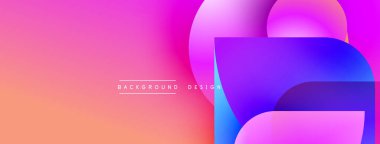 Soyut eğim arkaplanı. Pembe, turuncu, mavi renkler düzgün bir şekilde harmanlanır. Modern tasarım elementleri dinamik görsel etki yaratır. Metin arkaplan tasarımı okur.