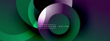 Soyut sıvı şekiller, canlı renklerin karışımı. Modern tasarım elementleri dinamik bileşim yaratır. Mor, yeşil renkler görsel alana hakim..