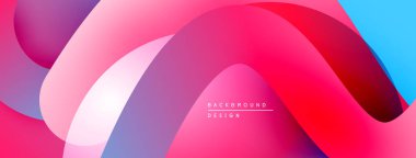 Soyut sıvı şekiller, canlı renklerin karışımı. Modern tasarım, pürüzsüz eğimler dinamik kompozisyon yaratır. Arkaplanda yumuşak kıvrımlar, görsel cazibe.