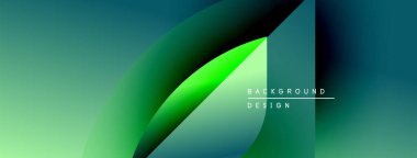 Soyut eğim arkaplanı. Pürüzsüz renk değişimi, dinamik şekiller, modern tasarım elementleri. Minimalist estetik, canlı renkler.