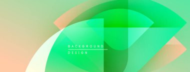 Soyut gradyanlar harmanlanarak dinamik şekiller oluştururlar. Yumuşak şeftali, canlı yeşil modern arkaplan tasarımı yaratır. Minimalist estetik.