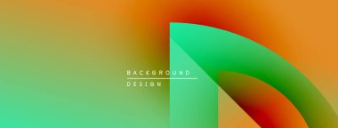 Soyut eğim arkaplanı. Canlı renkler düzgün bir şekilde harmanlanarak, dinamik görsel efekt yaratır. Metin arkaplan tasarımı okur.