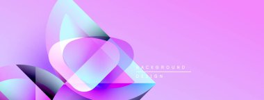 Soyut akışkan şekiller, parlak pembe arkaplan. Modern tasarım elementleri dinamik görsel doku oluşturur. Gradyan renkler derinlik ekle.