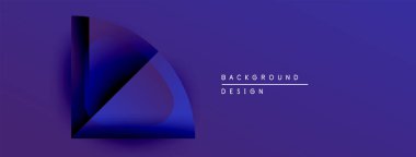 Soyut mor tasarım katmanlı şekiller oluşturarak dinamik görsel efekt yaratır. Metin arka plan tasarımı okur. Minimalist, modern estetik.