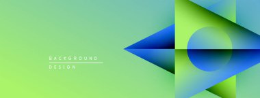 Soyut geometrik tasarım. Renkler karışıyor, dinamik görsel efekt yaratıyor. Arkaplan ve sunumlar için modern biçim uygun.