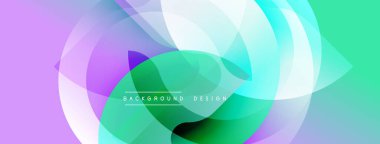 Soyut sıvı şekiller, canlı renklerin karışımı. Modern tasarım, pürüzsüz gradyanlar dinamik görsel efekt yaratır. Hafif, havadar kompozisyon.