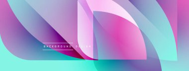 Soyut sıvı şekiller, canlı renklerin karışımı. Modern tasarım, pürüzsüz gradyanlar dinamik görsel efekt yaratır. Arkaplanda metin ögeleri.