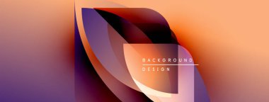 Soyut gradyan tasarımı. Turuncu, mor renkler düzgün bir şekilde harmanlanır. Modern estetik, dijital arkaplan ya da sunumlar için uygun. Minimalist stil.