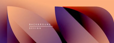 Soyut akışkan şekiller harmanlanarak sıcak renk değişimleri yaratır. Tasarım şeftali rengi, mor renkler. Minimalist estetik, modern arkaplan.