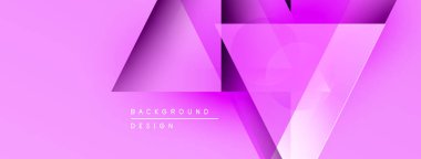 Soyut pembe arka plan. Geometrik şekiller, dinamik görsel efekt oluşturur. Modern tasarım elementleri parlak estetik sunar.