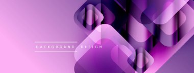 Soyut mor katmanlar dinamik arkaplan yaratır. Gradyan renkler harmanlanarak modern görsel dokuyu oluşturur. Minimalist tasarım elementleri parlak estetik sunar.