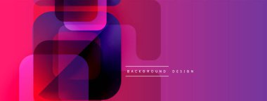 Soyut, enerjik katmanlar dinamik bir değişim etkisi yaratır. Sancaklar, başlıklar ve sunumlar için modern tasarım uygun. Mor, pembe renkler kompozisyona hakim..