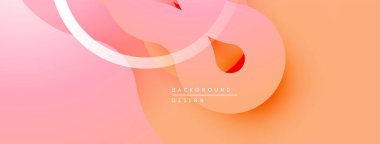 Soyut sıvı şekiller, yumuşak pembeler, portakal karışımı. Modern tasarım, yumuşak kıvrımlar dinamik bir zemin yaratır. Minimalist estetik.