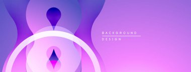 Soyut mor tasarım akışkan şekiller, gradyanlar içerir. Modern estetik, arka planlar ve sunumlar için uygun. Minimalist kompozisyon.