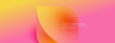 Soyut eğim arkaplanı. Sıcak renkler düzgün bir şekilde harmanlanarak modern görsel efekt yaratır. Metin arkaplan tasarımı okur.