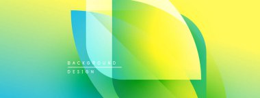 Soyut eğim arkaplanı. Üst üste binen şekiller dinamik görsel efekt yaratır. Parlak renkler enerjiyi, modernliği gösterir. Basit tasarım.