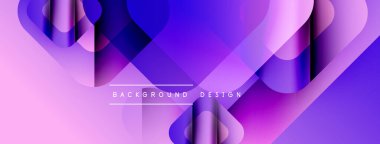 Soyut mor tasarım. Akışkan şekiller, dinamik görsel efekt oluşturur. Çeşitli projeler için modern arkaplan.