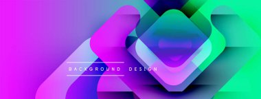 Soyut canlı katmanlar dinamik bileşim yaratır. Değişik renkler harmanlanarak, modern görsel deneyimi oluşturur. Metin arkaplan tasarımı okur.