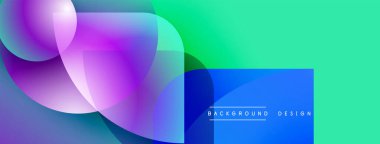 Soyut sıvı şekilleri canlı renkleri harmanlar. Gradyan deniz mavisi, mor, mavi dinamik görsel efekt yaratır. Modern tasarım ögesi.