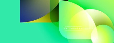 Soyut sıvı şekilleri örtüşür ve canlı bir arkaplan oluşturur. Modern tasarım deniz mavisi, sarı ve mavi renkler kullanır. Mevcut en küçük metin.