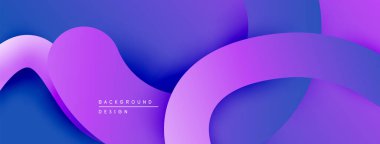Soyut akışkan şekiller, canlı mor renkler, pürüzsüz eğimler. Arka planlar ve sunumlar için modern tasarım öğesi. Minimalist estetik.