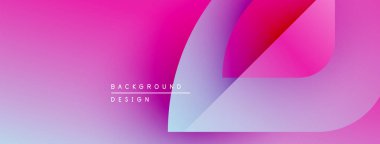 Soyut eğim arkaplanı. Pembe, mor renkler düzgün bir şekilde harmanlanır. Minimalist tasarım metin elementleri, basit şekiller içerir. Modern estetik.