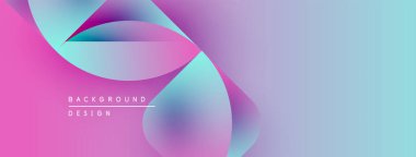 Soyut sıvı şekilleri pembe, mor ve mavi renkleri harmanlıyor. Gradyan arka plan dinamik görsel efekt yaratır. Metin arkaplan tasarımı okur.