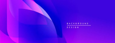 Soyut mor tasarım akışkan şekiller, gradyanlar içerir. Dijital projeler ve sunumlar için modern arkaplan uygun. Minimalist estetik.