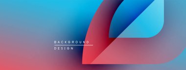 Soyut eğim arkaplanı. Pürüzsüz renk değişimi, dinamik şekiller, modern tasarım elementleri. Minimalist kompozisyon, canlı renkler.