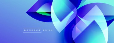 Soyut akışkan şekiller, canlı mavi tonlar, dinamik bileşim. Arka planlar ve sunumlar için modern tasarım öğesi. Yumuşak eğimler derinlik yaratır.