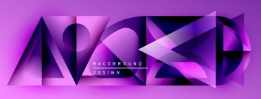Soyut geometrik tasarım. Canlı mor renkler harmanlanarak dinamik görsel doku oluşturur. Dijital projeler için modern arkaplan ögesi.