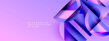 Soyut mor tasarım. Akışkan şekiller, dinamik görsel efekt oluşturur. Gradyan arka plan derinlik ekler, modern estetik.