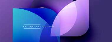 Soyut sıvı şekiller, canlı maviler, morlar modern arka plan yaratır. Minimalist metin arka plan tasarımı okur. Düzen eğimleri kompozisyona hakim.