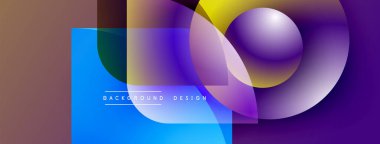 Soyut geometrik şekiller çakışıyor. Canlı renkler harmanlanır, modern tasarım yaratır. Yumuşak eğimler derinlik ve doku olduğunu gösteriyor. Mevcut en küçük metin.