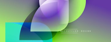 Soyut gradyanlar çakışıyor, dinamik görsel etki yaratıyor. Pürüzsüz renk geçişleri modern tasarım elementlerini akla getiriyor. Minimalist kompozisyon.