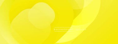 Parlak sarı soyut şekiller çakışıyor. Yumuşak eğimler derinlik yaratır, modern tasarım. Minimalist estetik, temiz bir sunum. Çeşitli projeler için uygun arkaplan.