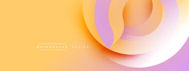 Soyut tasarım özellikleri üst üste binen renkli katmanlar. Yumuşak gradyanlar dinamik görsel akış yaratır. En küçük metin arkaplan amacını gösterir.