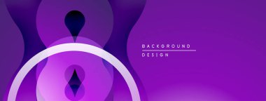Soyut mor eğimler akışkan şekiller yaratır. Minimalist tasarım, modern estetik, arka plan veya dijital sanat için uygun.