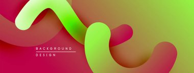 Soyut sıvı şekiller, canlı renklerin karışımı. Modern tasarım, pürüzsüz eğimler dinamik kompozisyon yaratır. Arkaplan dokusu çok enerjik..