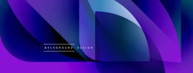 Soyut mor tasarım. Akan şekiller dinamik bileşim yaratır. Gradyan efektli modern arkaplan, metin arkaplan tasarımı.