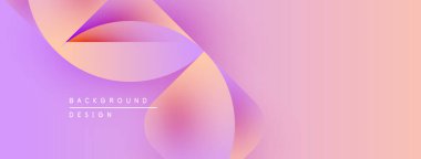 Soyut akışkan şekiller harmanlanarak yumuşak bir arkaplan oluşturur. Pastel renkler tasarıma hakim, sakin estetik çağrıştırıyor.