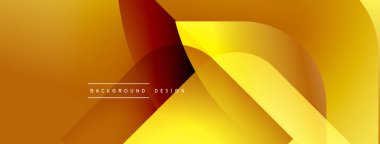 Soyut tasarım, üst üste binen altın katmanlar içeriyor. Sıcak tonlar dinamik görsel efekt yaratır. Modern estetik, uygun arkaplan ögesi.