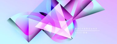 Soyut geometrik şekiller, canlı renkler, değişken arkaplan. Modern tasarım elementleri dinamik görsel doku oluşturur.