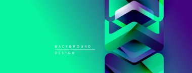 Soyut eğim arkaplanı. Geometrik şekiller örtüşür ve canlı bir görsel etki yaratır. Metin arka plan tasarımı okur. Modern, renkli kompozisyon.