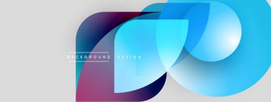 Soyut sıvı şekilleri örtüşür ve canlı renk değişimleri yaratır. Modern tasarım elementleri dinamik hareketi, pürüzsüz geçişleri önerir.