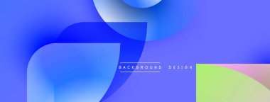 Soyut akışkan şekiller harmanlanarak canlı mavi, mor, yeşil gradyanlar oluşturur. Arkaplan ve sunumlar için modern tasarım ögesi.