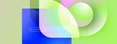 Soyut renkli tasarım. Üst üste binen daireler dinamik görsel efekt yaratır. Gradyan renkler kusursuz harmanlanır, modern estetik..
